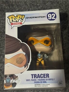 Funko Pop! Games Overwatch #92 Tracer — Yellow/Orange Mask